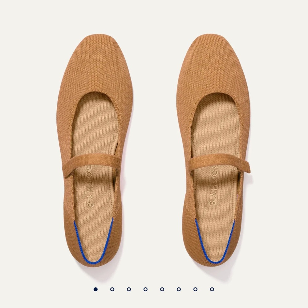 Rothy's Brown Mary Jane Flats